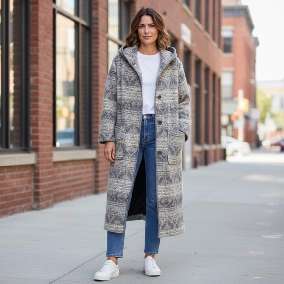 Woolrich Wool Duster Sweater Coat - Picture 12 of 12